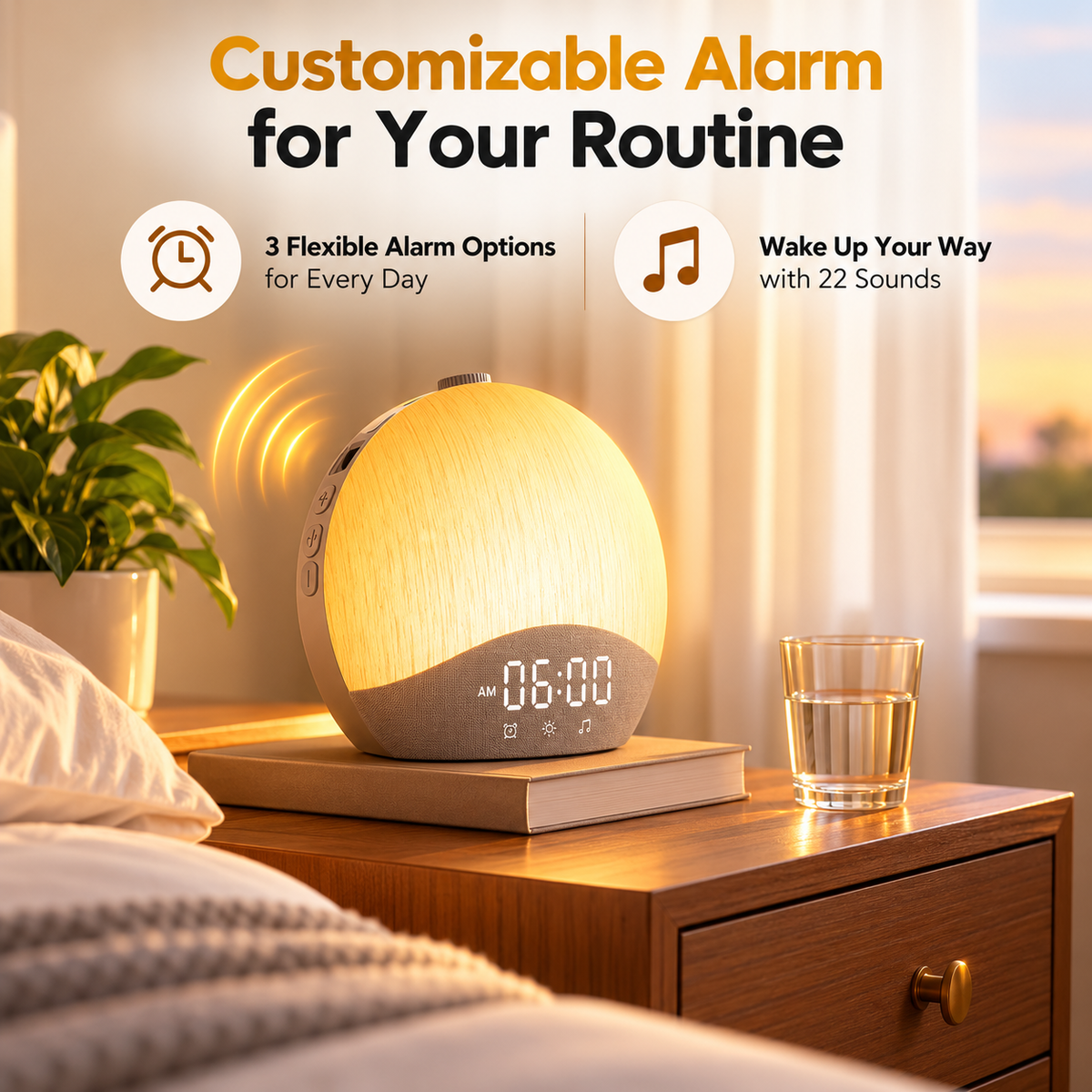 Sunly Sunrise Serenity Alarm Clock