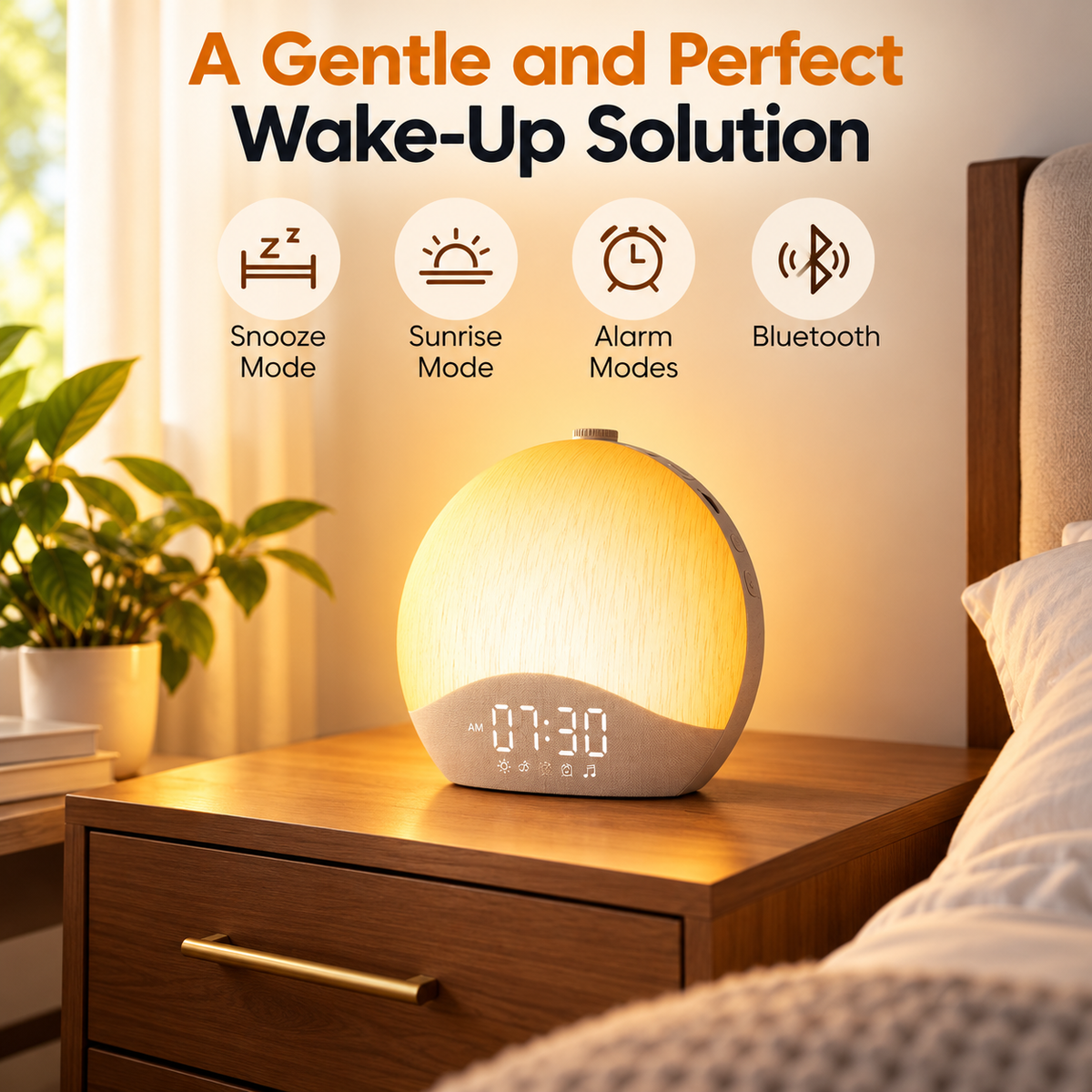 Sunly Sunrise Serenity Alarm Clock
